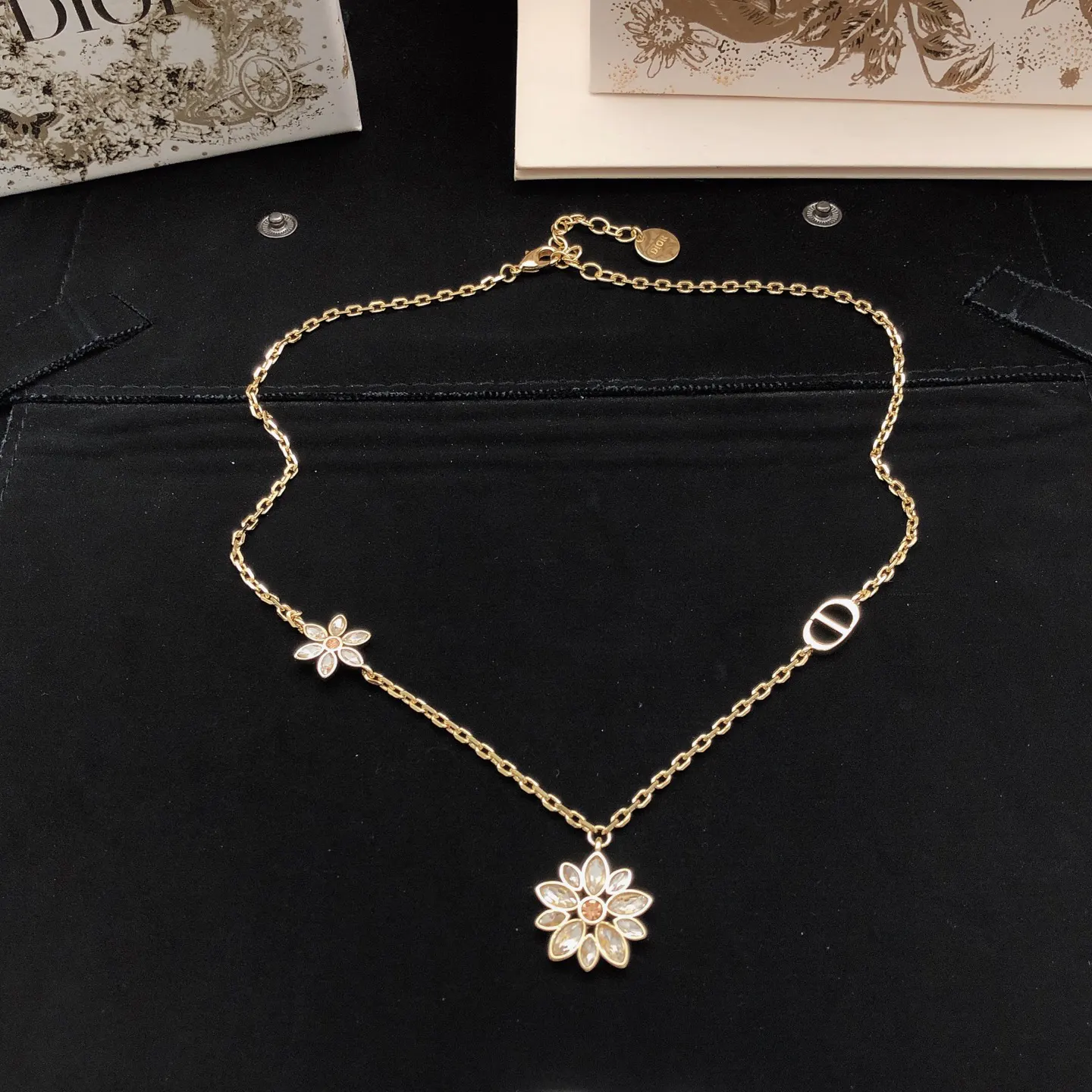 Dior 项链 精致锁骨链