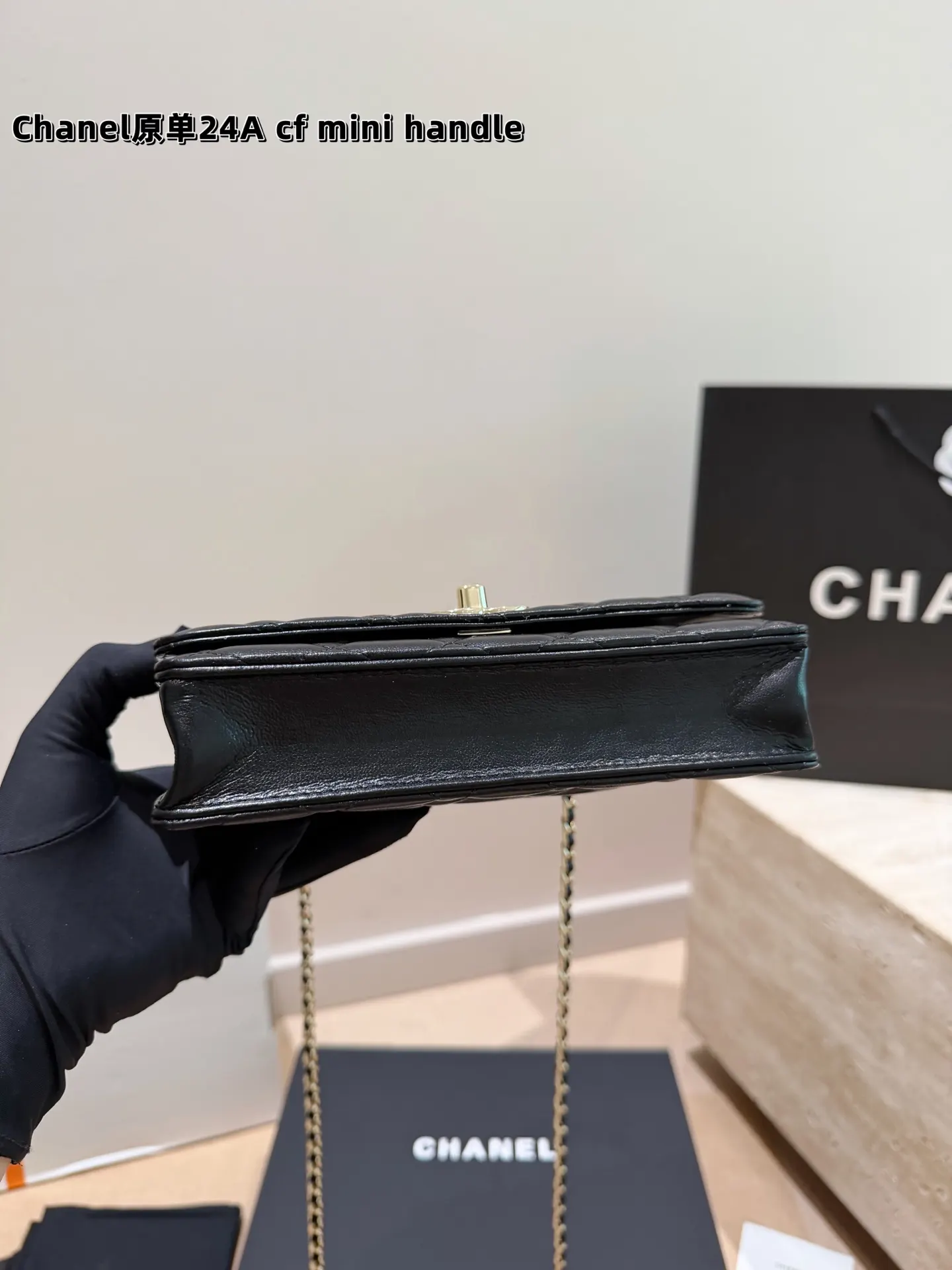 CHANEL 发财woc手柄鏈條包 新Woc 鏈條包 美出銀河系 精致鏈條款
