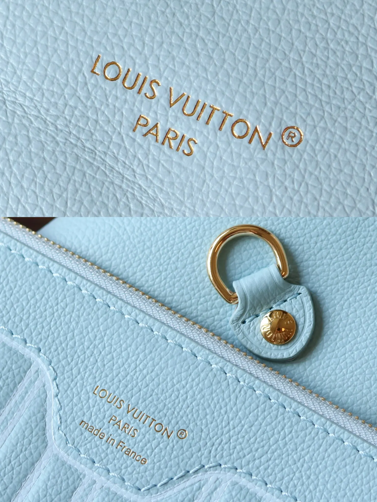 Louis Vuitton Blue Organizer Pouch Travel