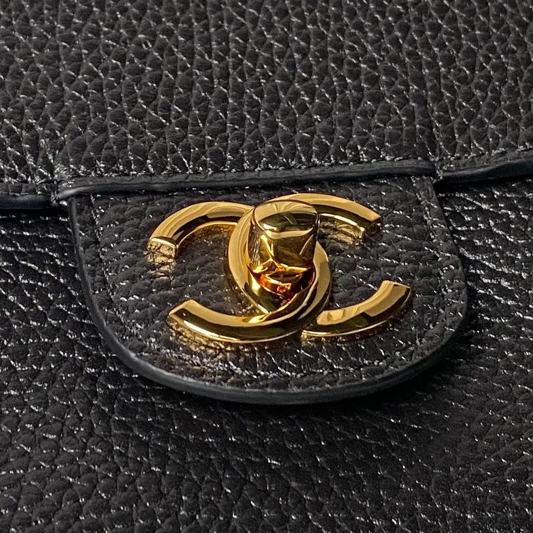 金色 牛皮 手提包 通勤手提款