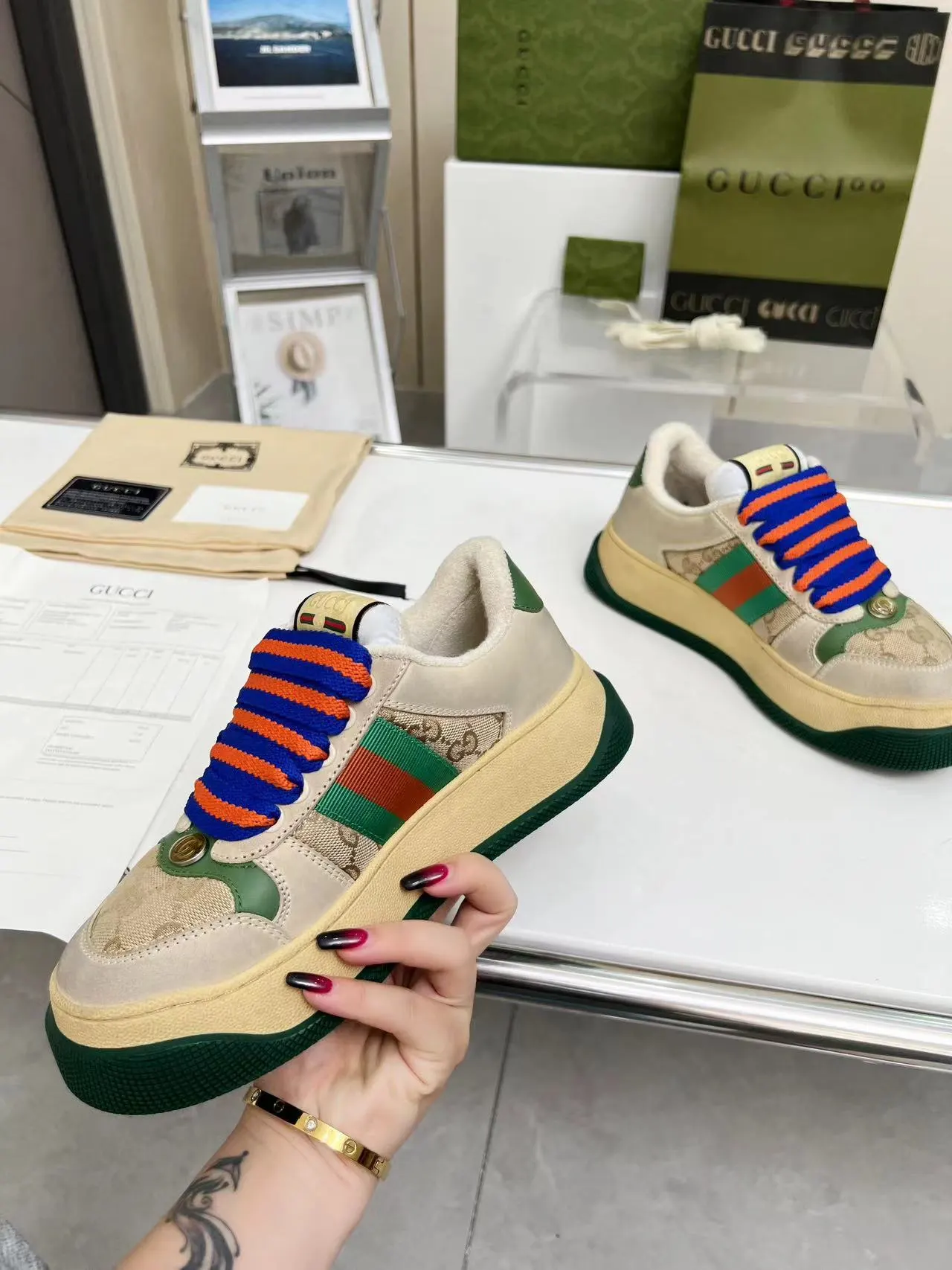 Gucci Logo休闲运动鞋 百搭款