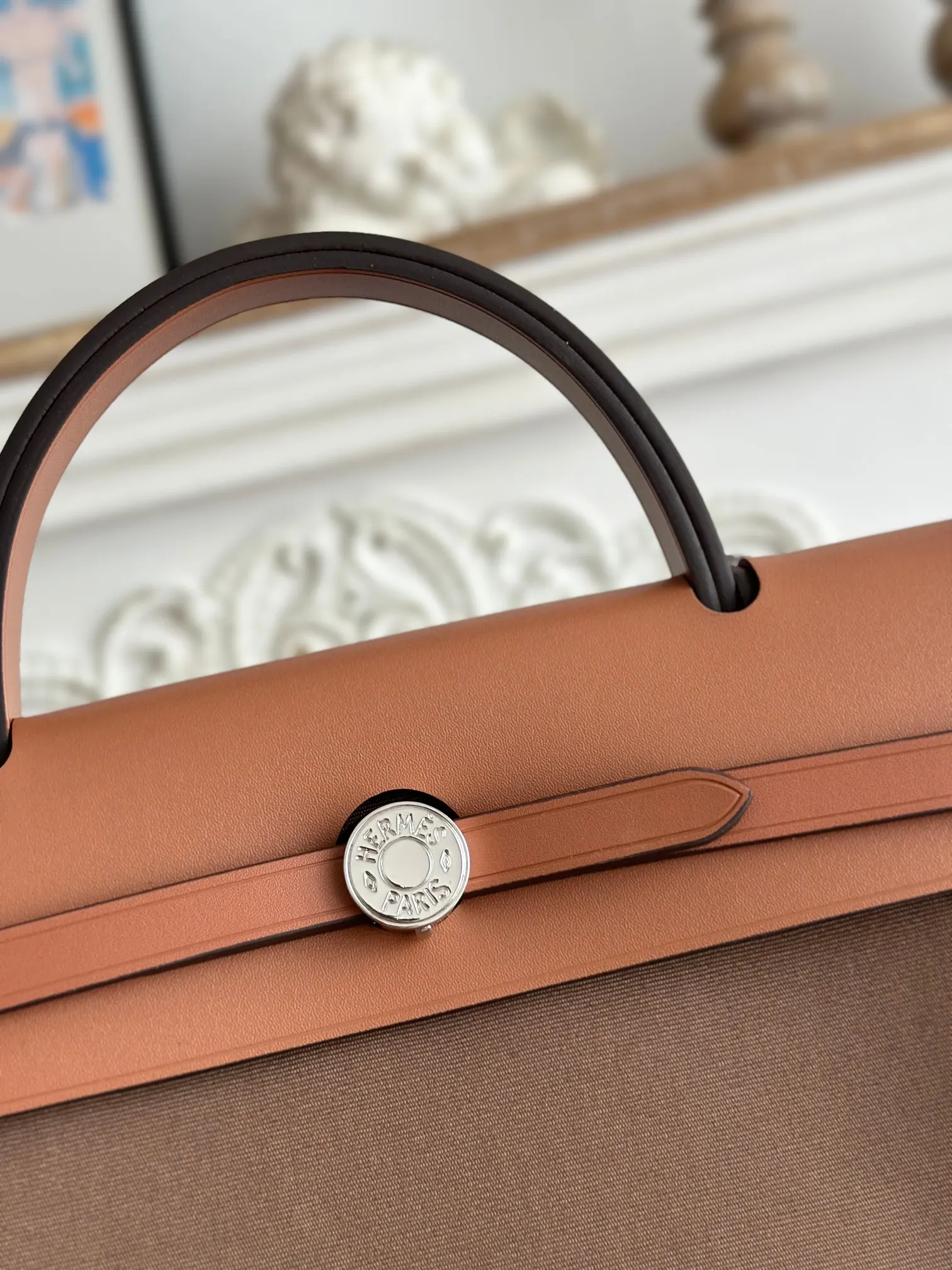 Hermes Kelly 帆布 手提包 实拍款01 精选款