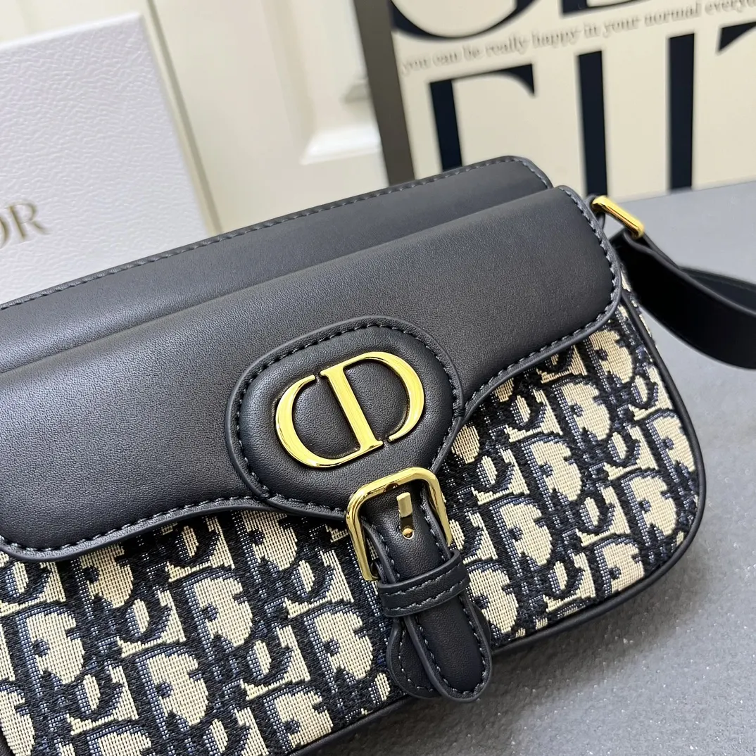 Dior Oblique老花牛皮手袋 手提斜挎