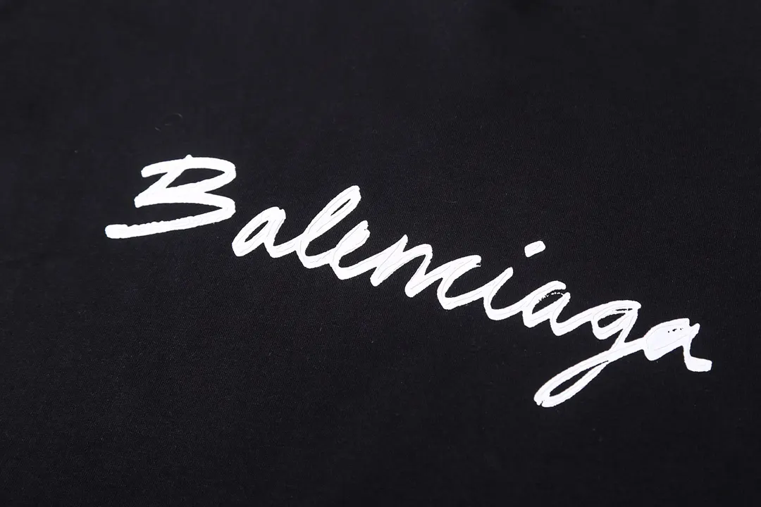 Balenciaga 26SS 印花 水洗 短袖T恤 街头休闲款