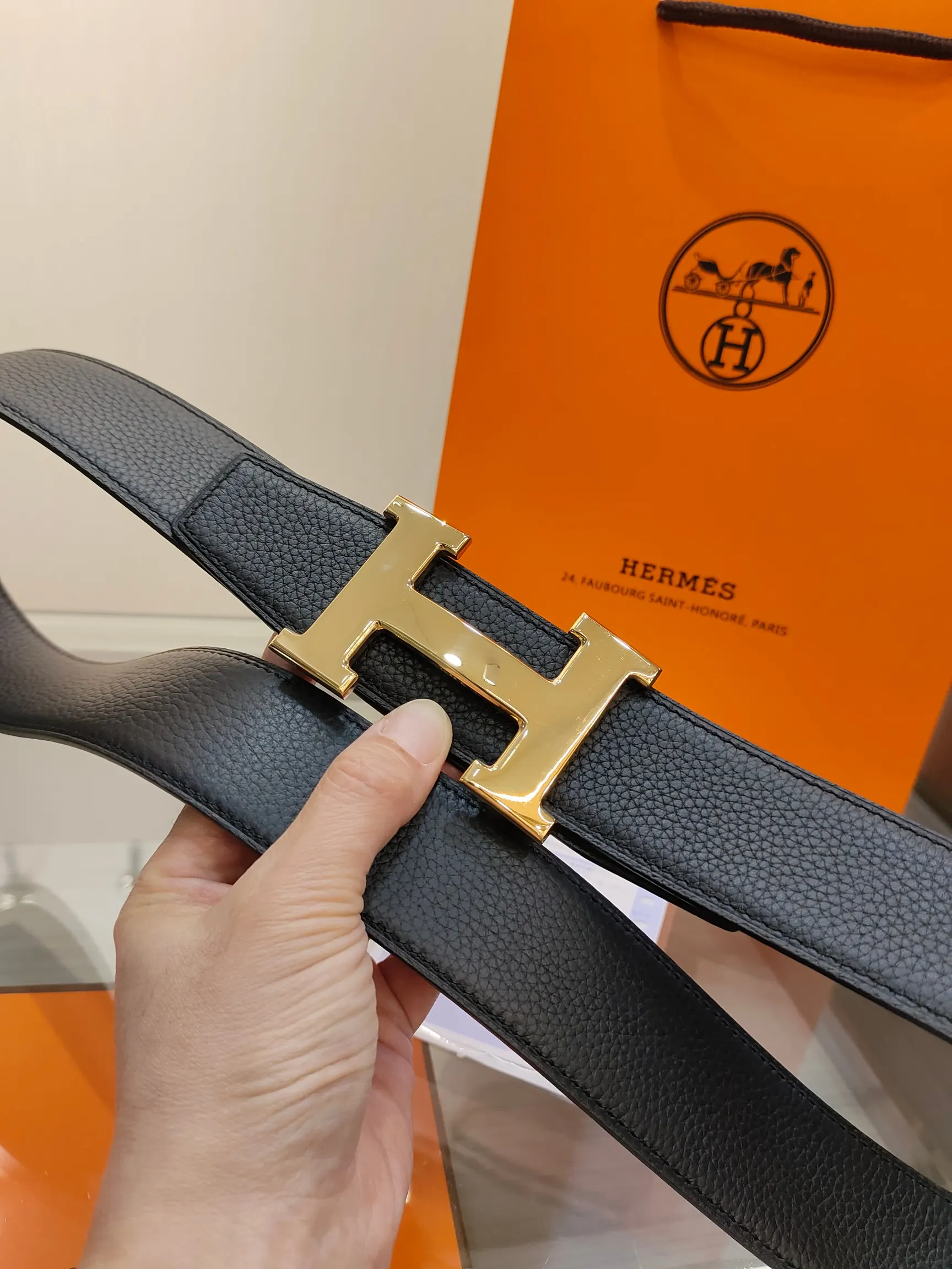 Hermes Leather Belt Fine Accessories