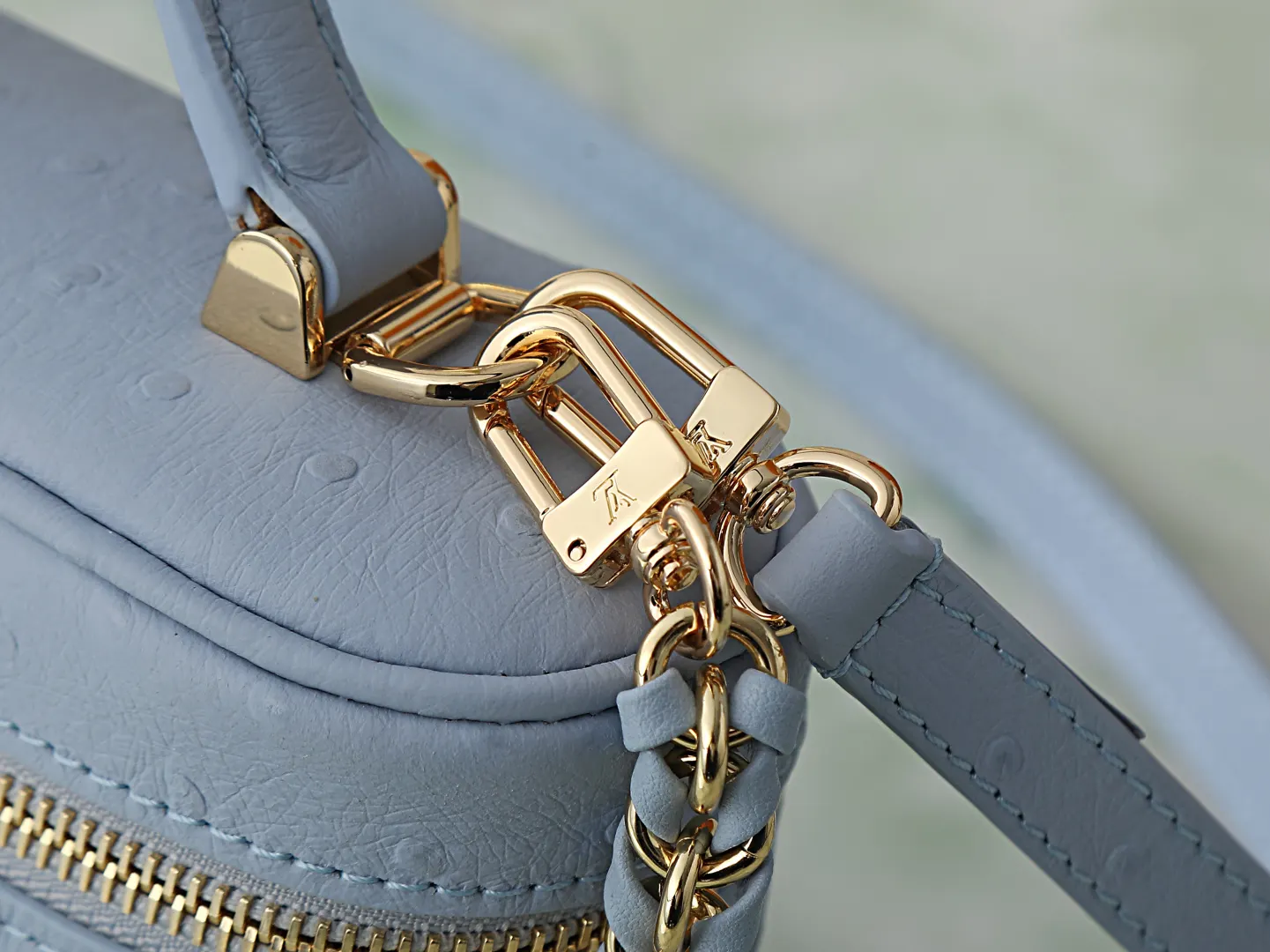 Louis Vuitton Blue Cosmetic Pouch