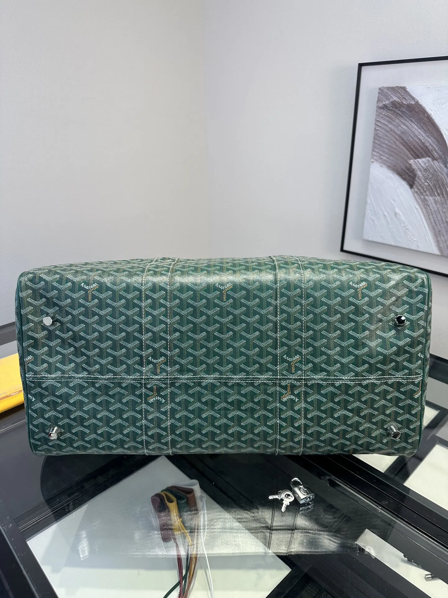 Goyard 綠色 戈雅 Boston 旅行袋 綠色 旅行袋 大容量旅行款(數字9) Goyard 綠色 戈雅 Boston 旅行袋 綠色 旅行袋 大容量旅行款(數字9)