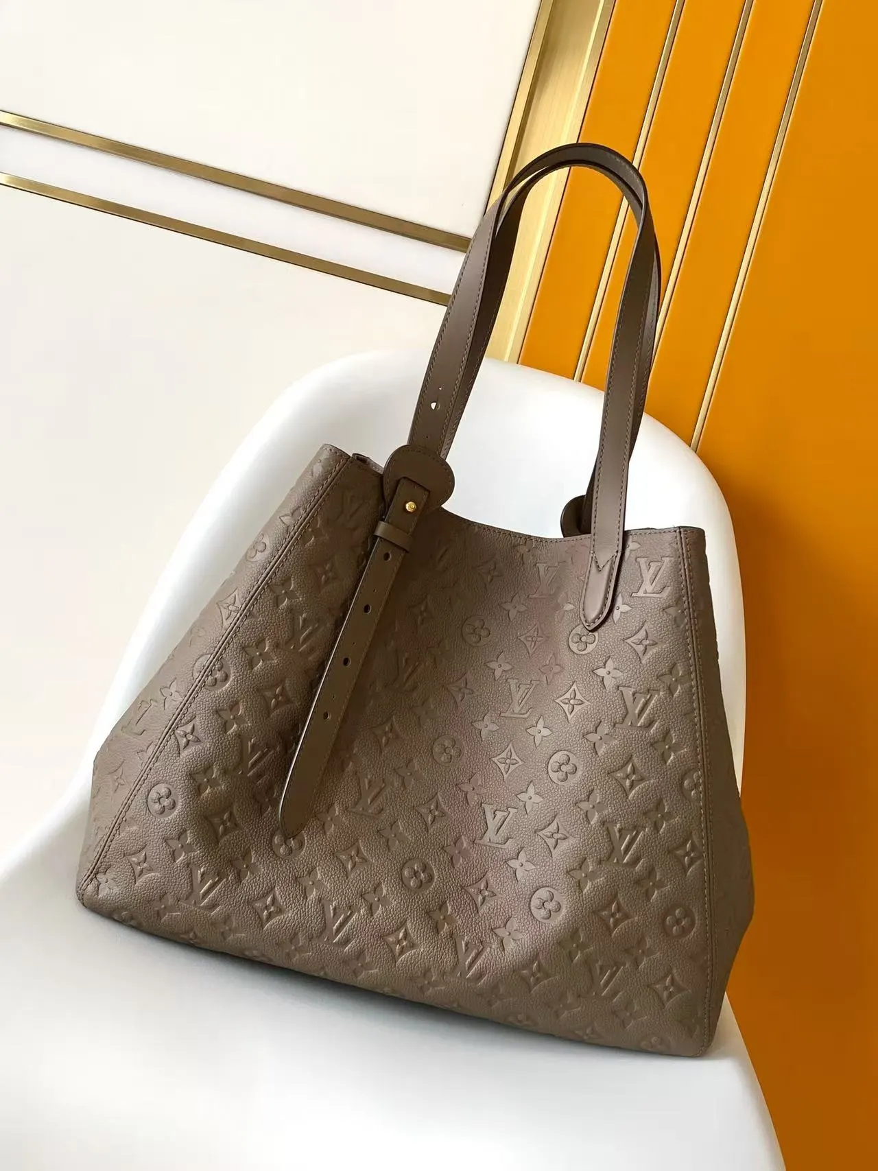 Louis Vuitton Black Red Tote Bag