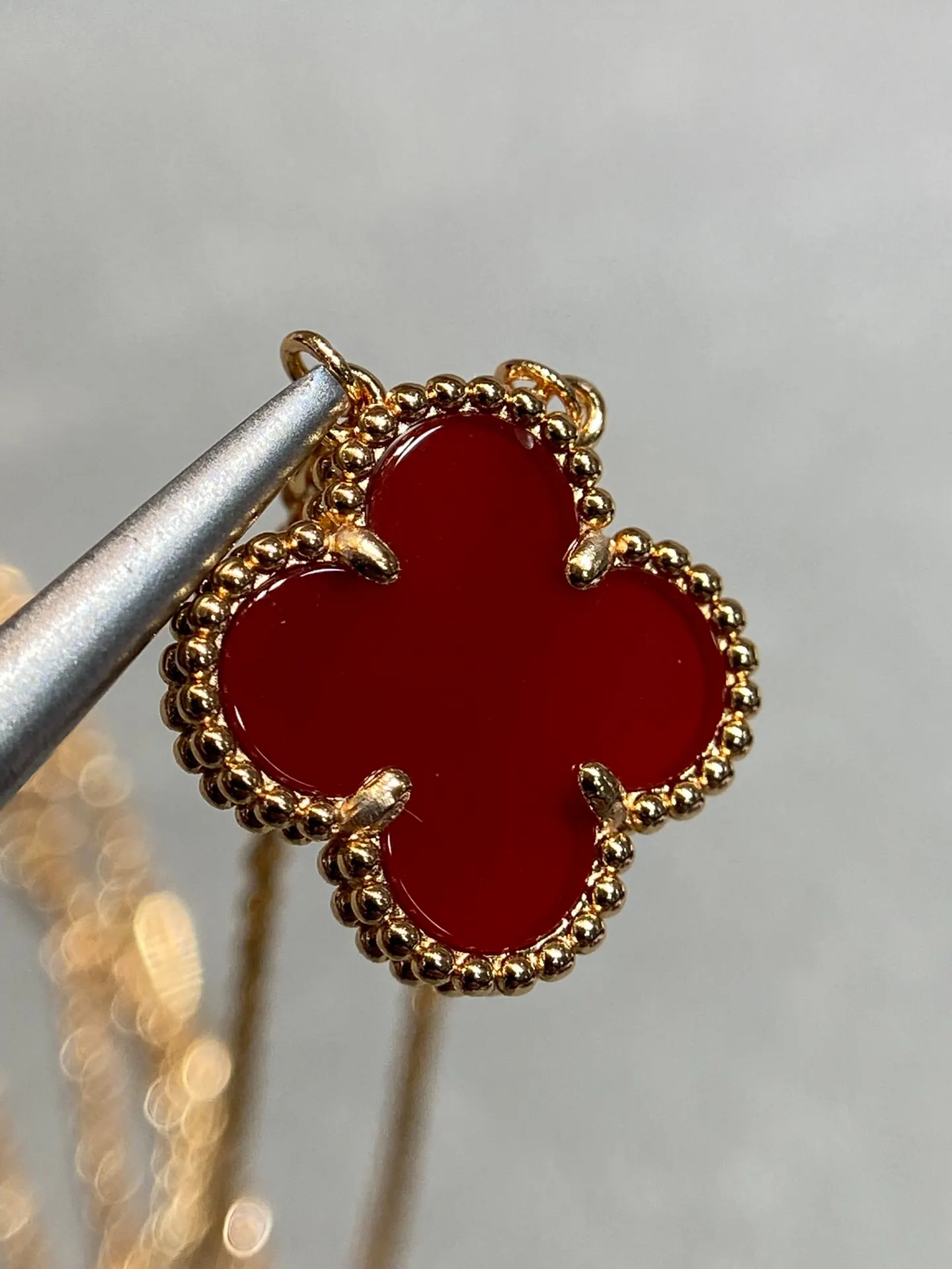 Van Cleef 四叶草 项链 精致锁骨链款 款2