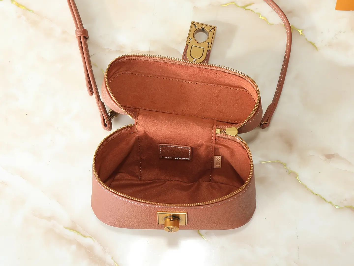 Cosmetic Pouch Leather