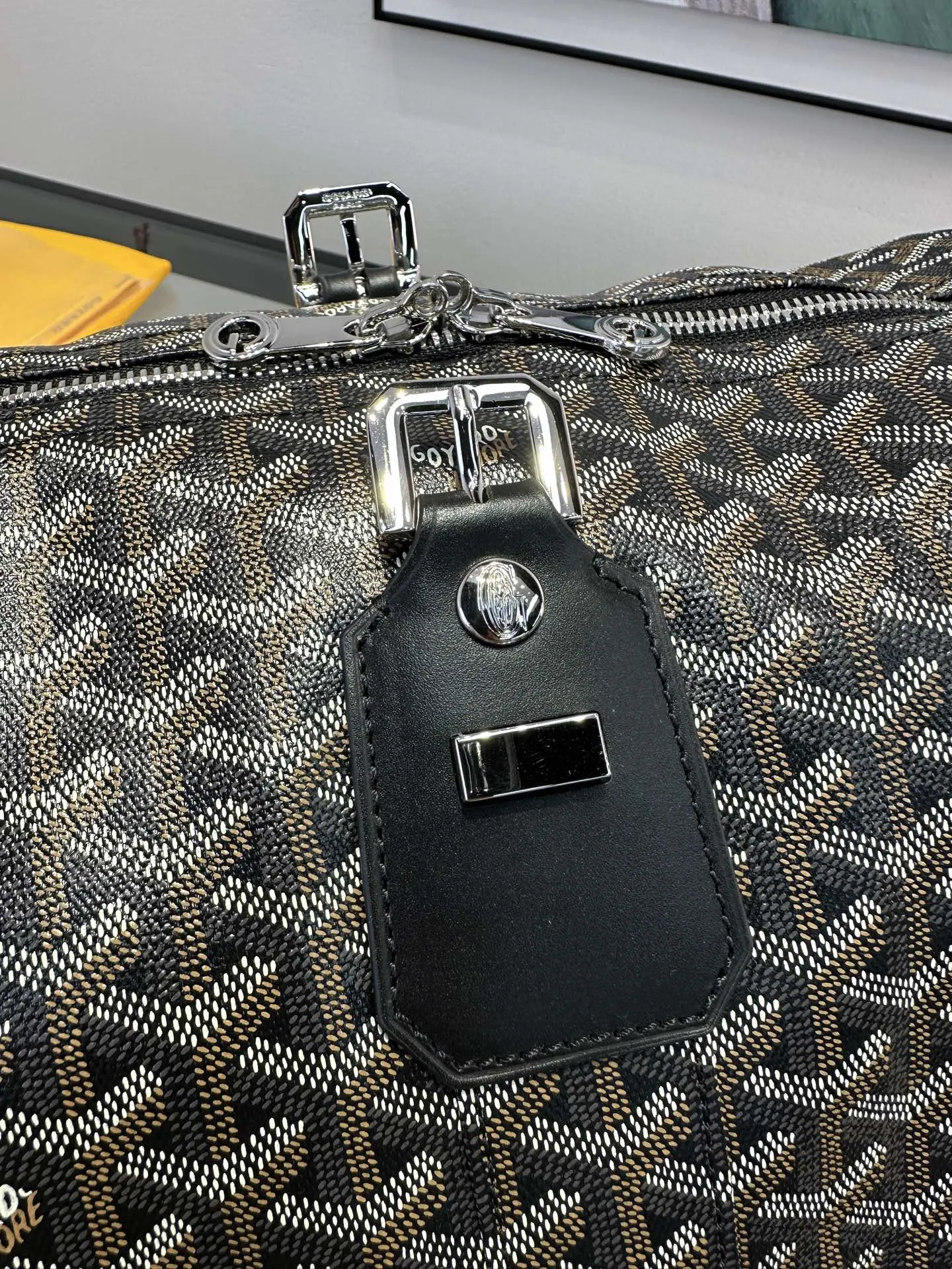 Goyard 黑色 戈雅 Boston 旅行袋 黑色 旅行袋 大容量旅行款