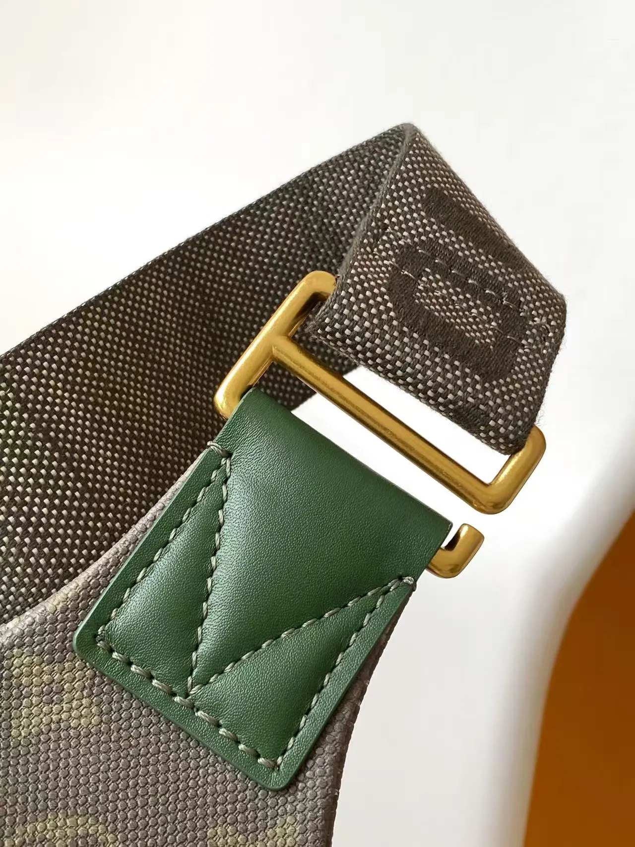 Green Belt Bag Casual Canvas