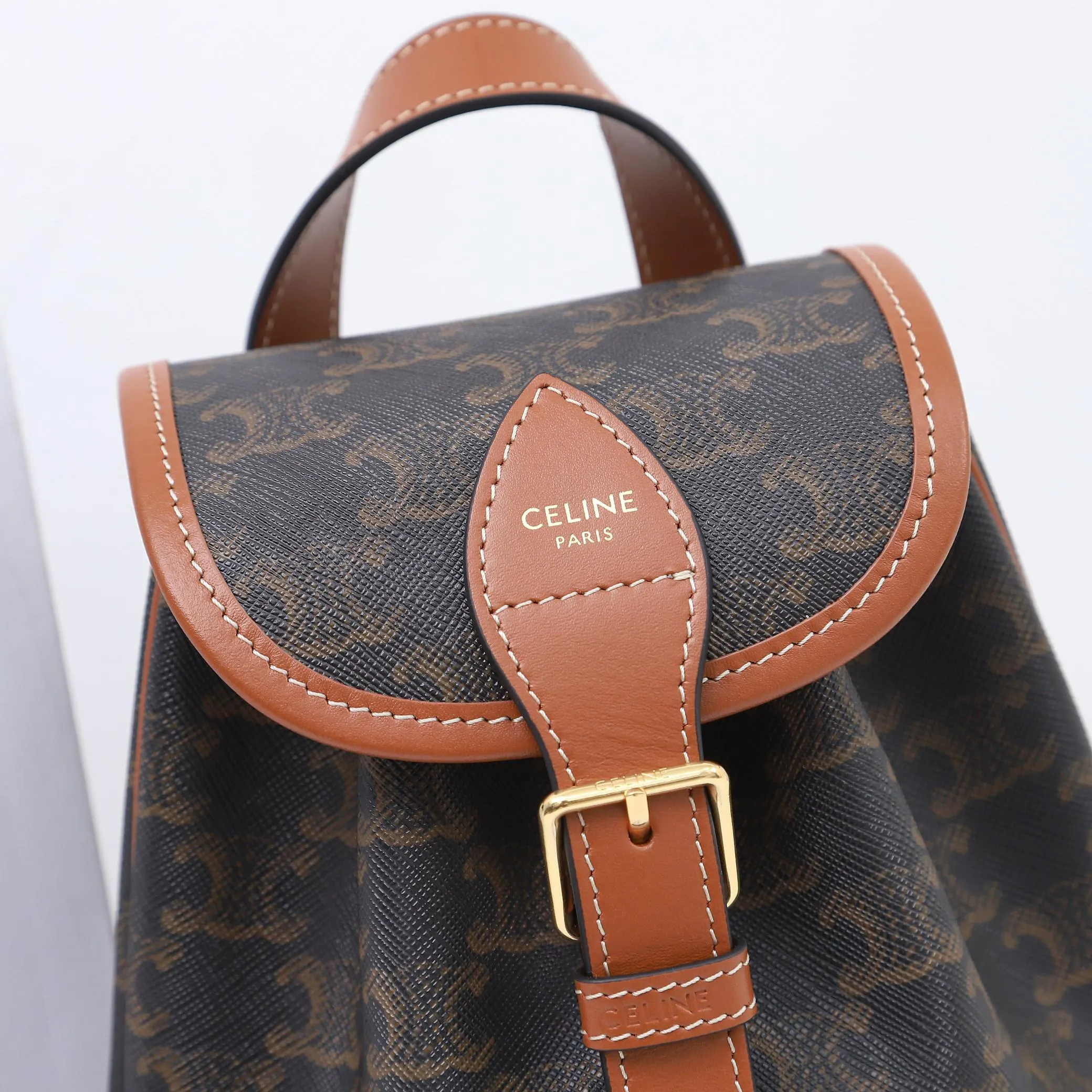 Celine 牛皮 批 意大利进口 开发 雙肩包 实用雙肩款
