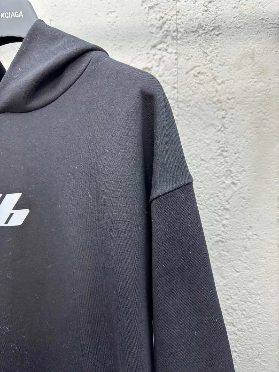 Balenciaga Logo 卫衣 黑色