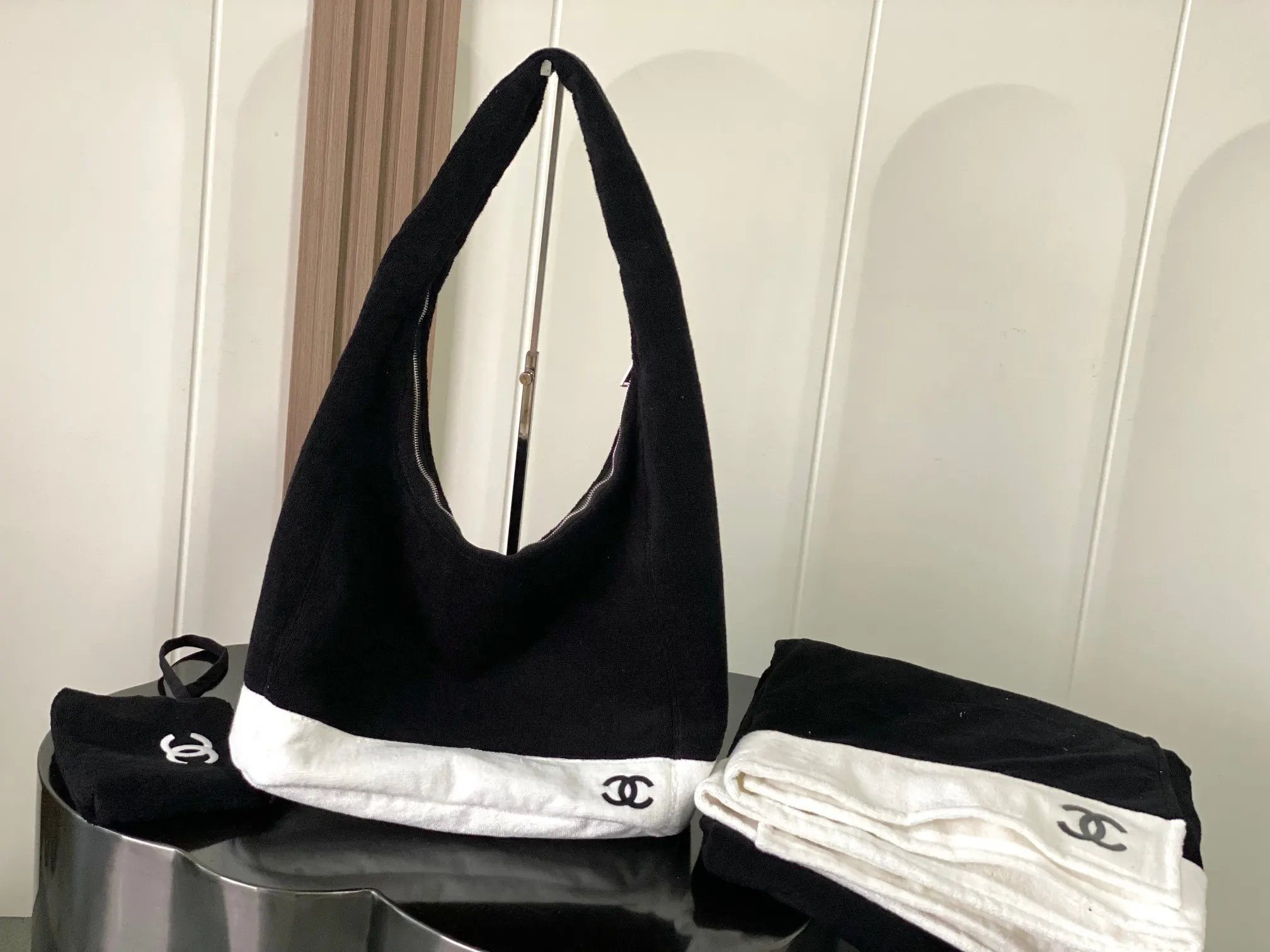 CHANEL 包 毛巾 海滩套装 大包 手提包 通勤手提款