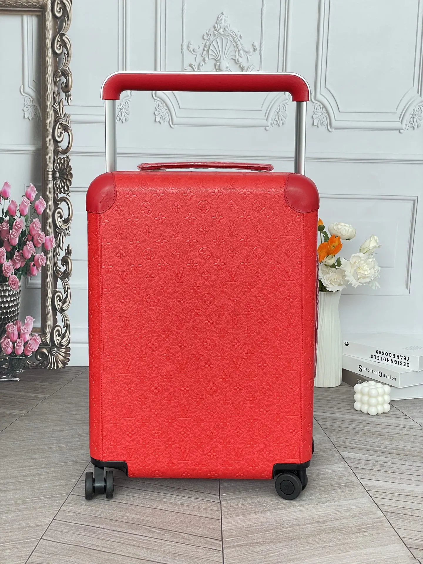 LV 老花 帆布 行李箱 旅行拉杆款 輕便出行款