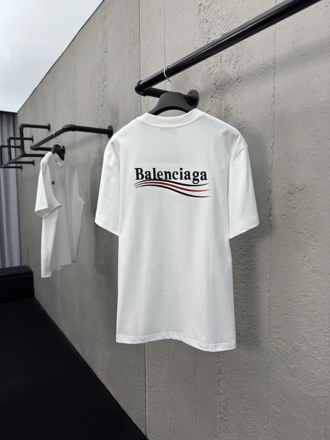 Balenciaga Cotton Logo Short Sleeve T-Shirt Street