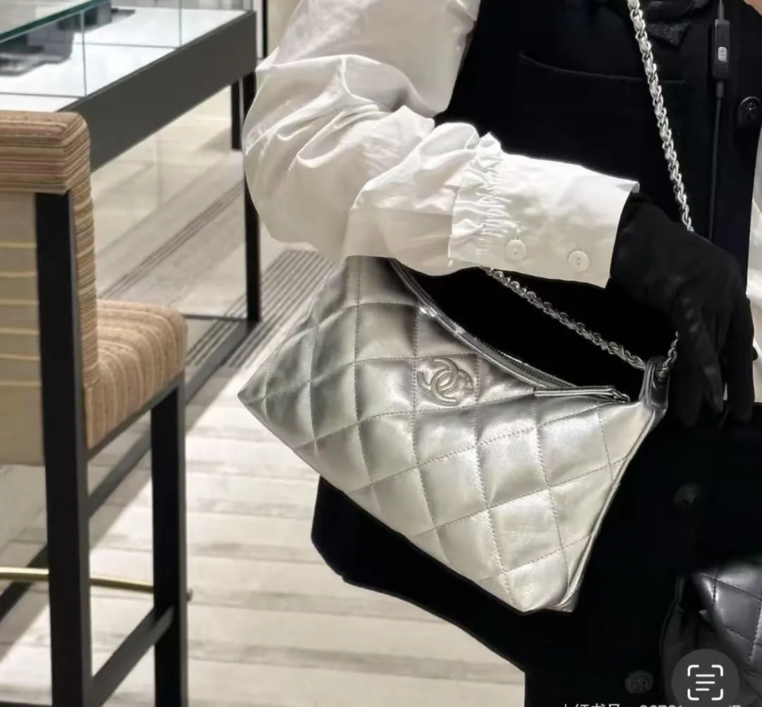 Hobo 銀hobo腋下包 古铜色五金扣高級有 復古腋下背款