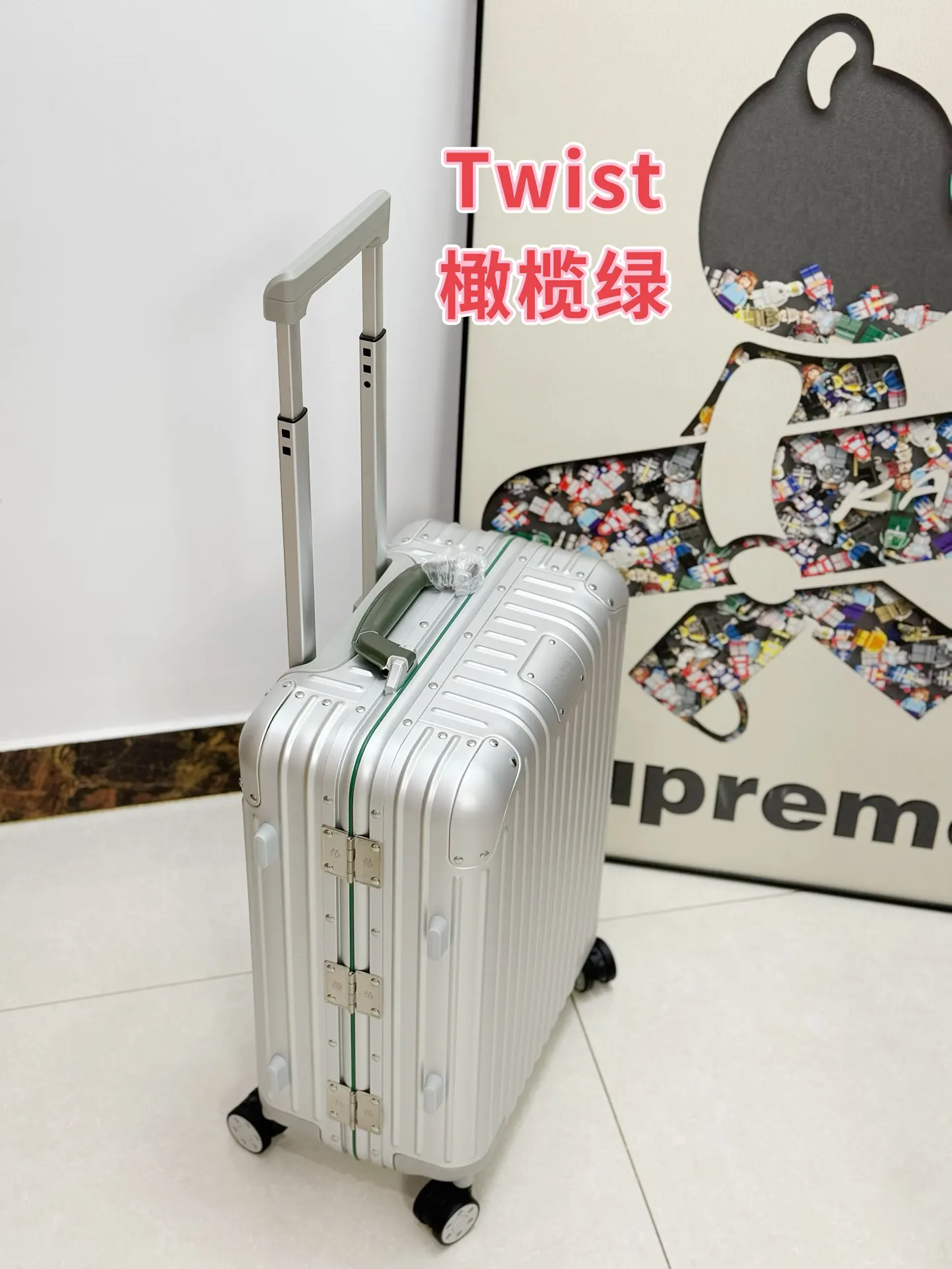黑色 棕色 林俊杰 欧豪同款铝合金 行李箱 旅行拉杆款 轻便出行款