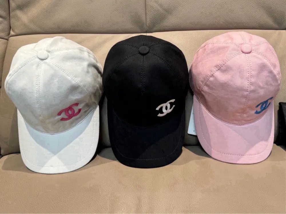 Chanel 黑色Logo棒球帽 休闲配饰