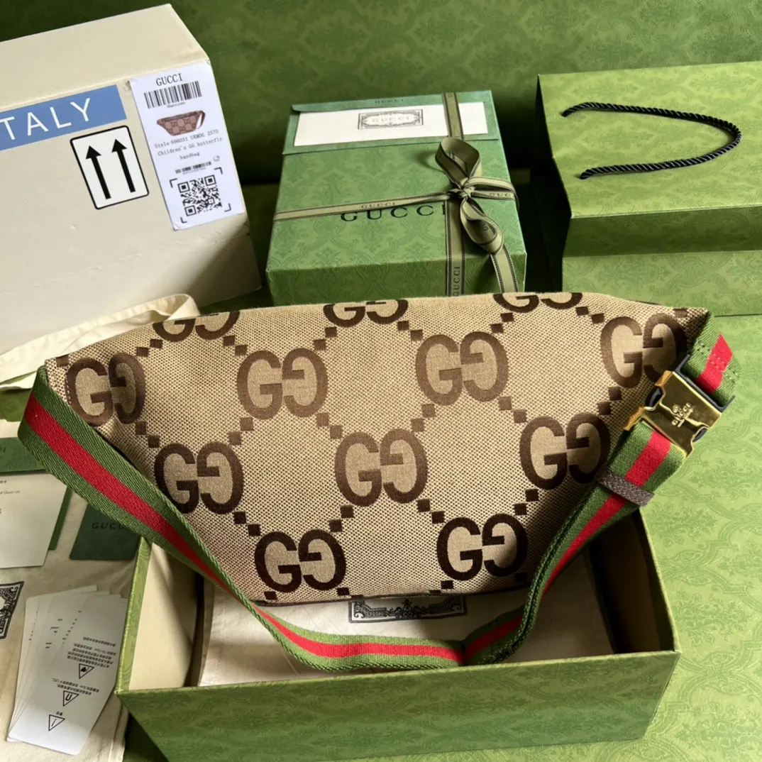 Brown Belt Bag Casual Canvas