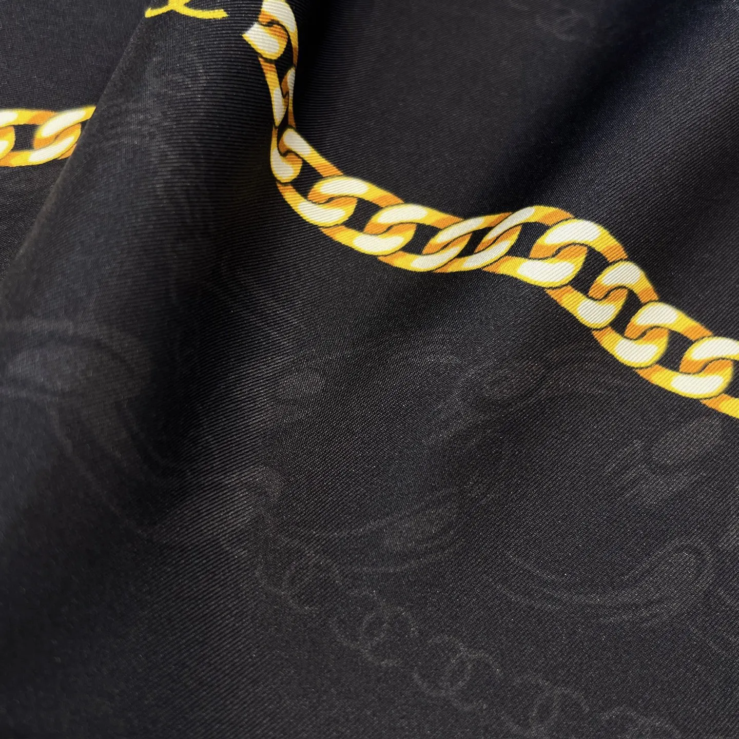 Chanel Gold Scarf