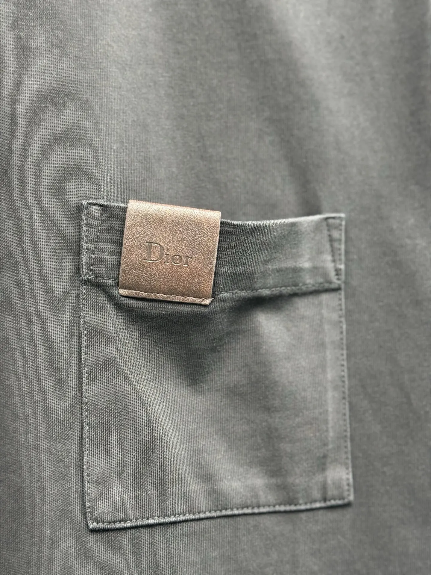 Dior 黑色圆领短袖T恤 精致穿搭款