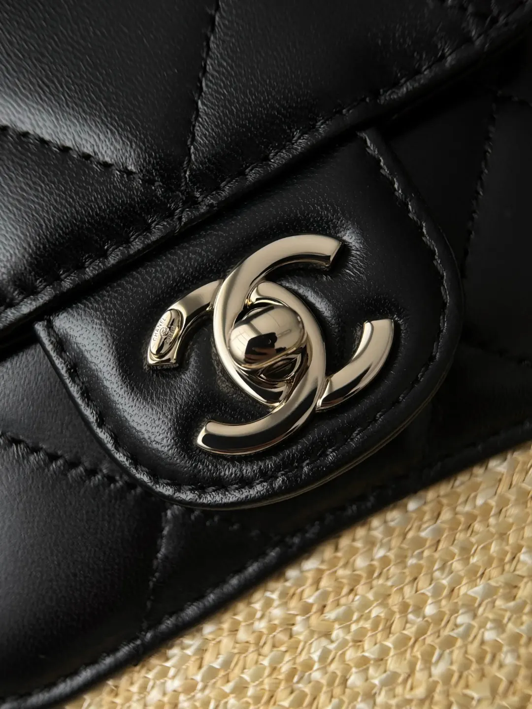 CHANEL 黑色 羊皮 收納包 旅行收納款