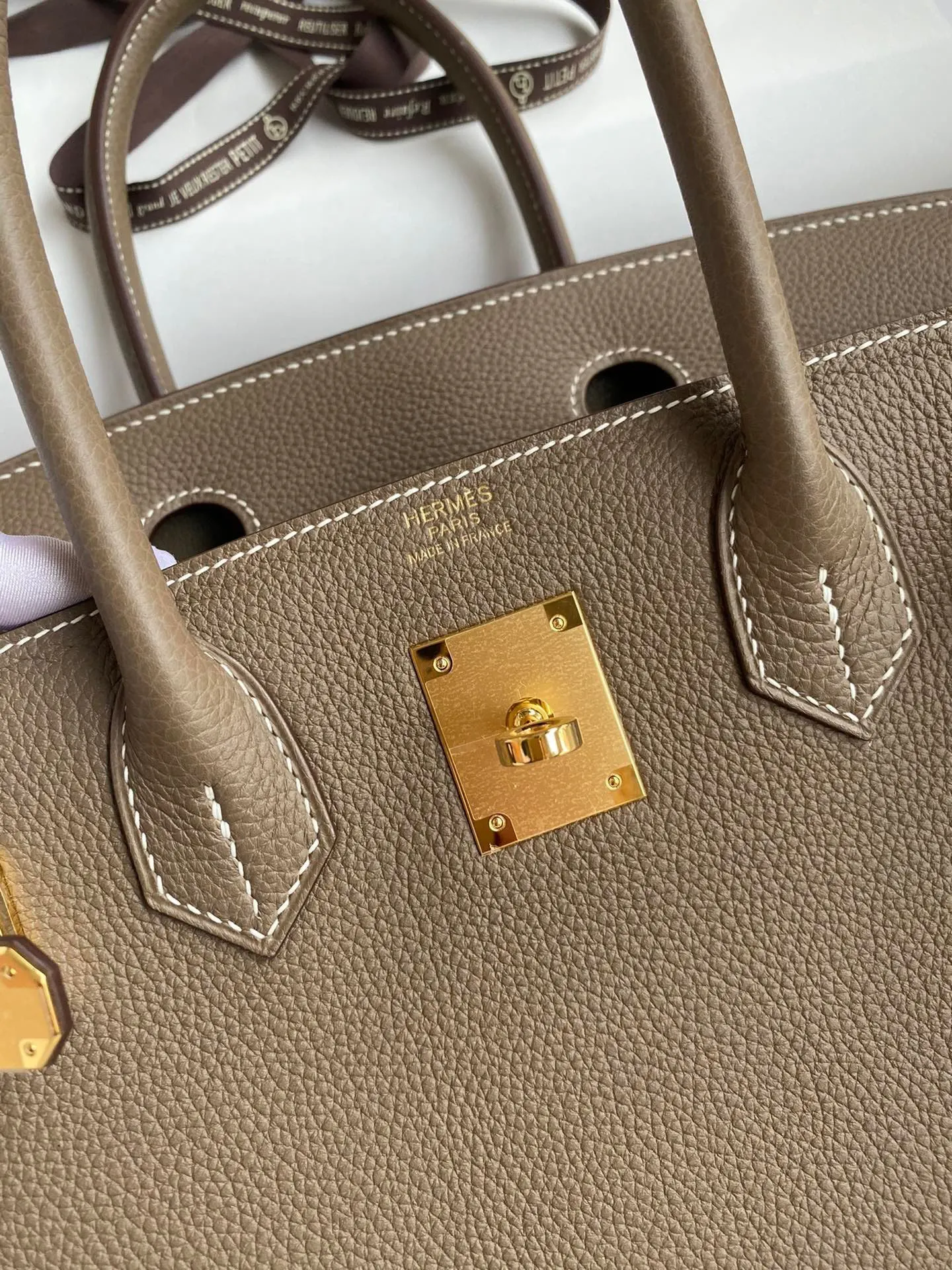 Hermès Birkin Top Handle Bag Classic Leather