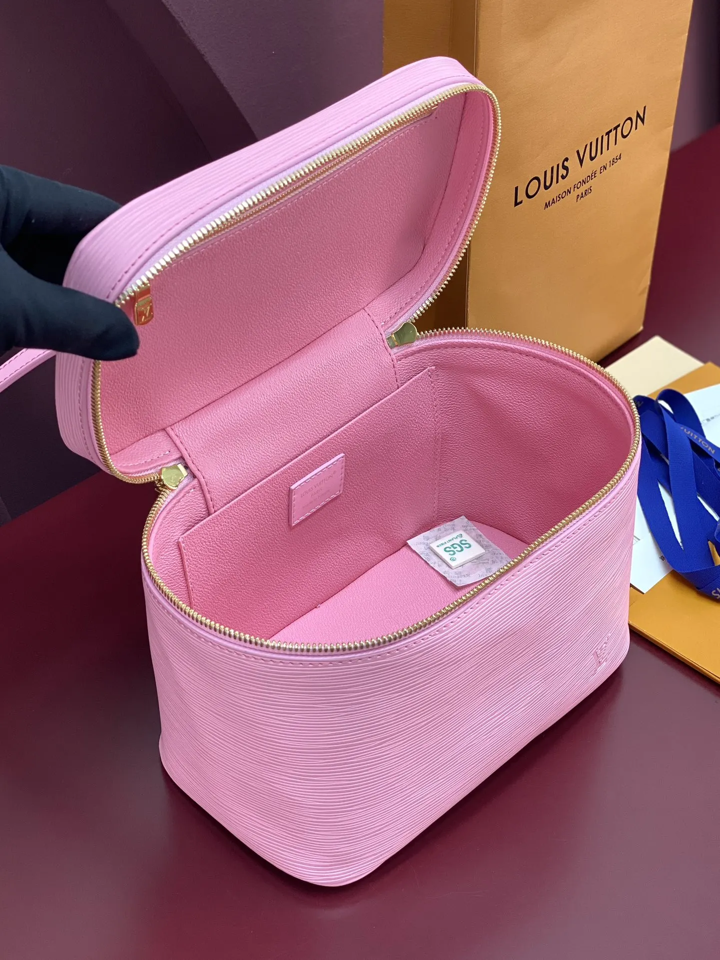 Louis Vuitton Pink Cosmetic Pouch