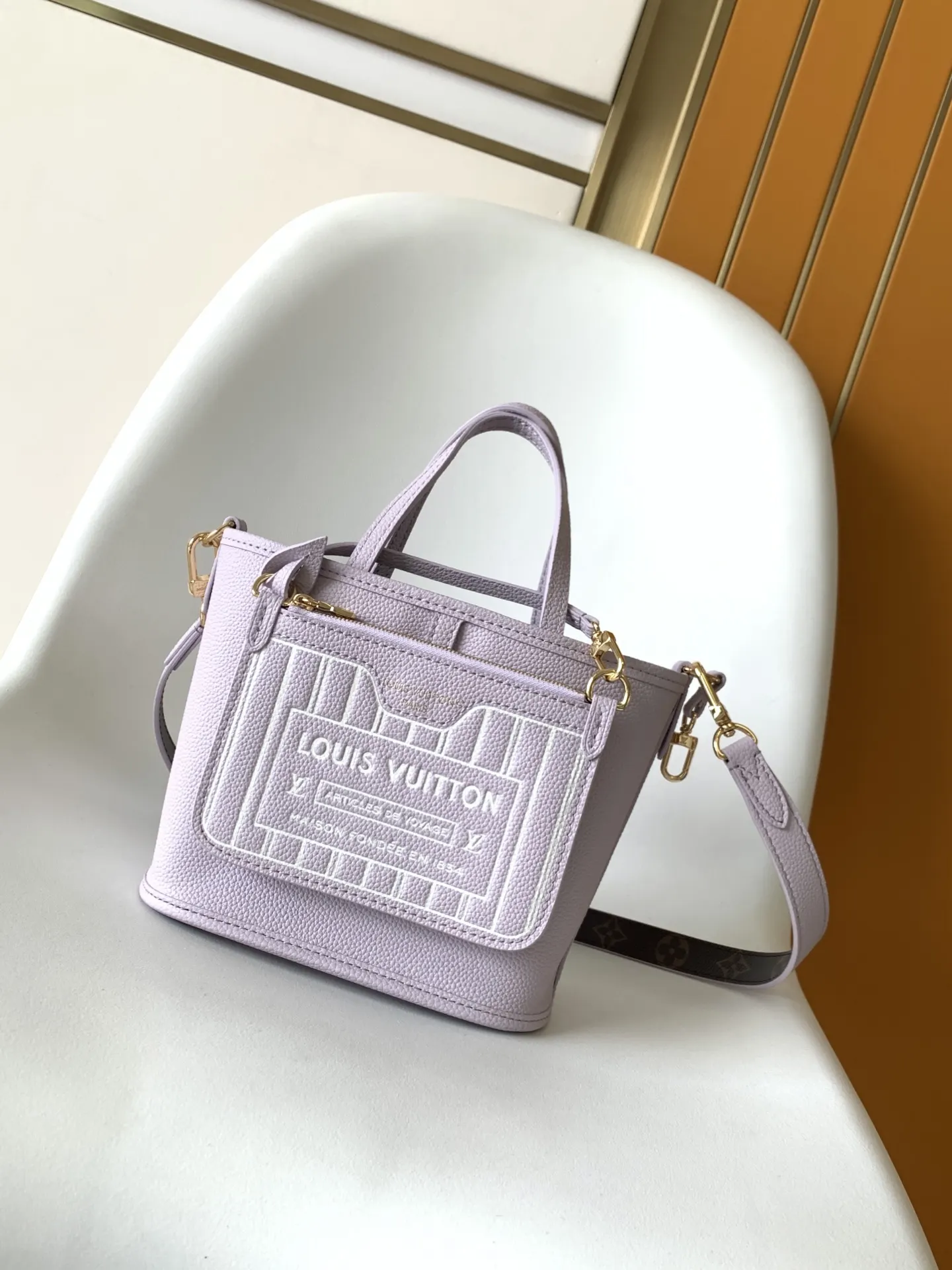 LV Neverfull 黑棕配色 托特包 大容量通勤款 手提款｜ORBUYBAG 岚奢包高端时尚精品