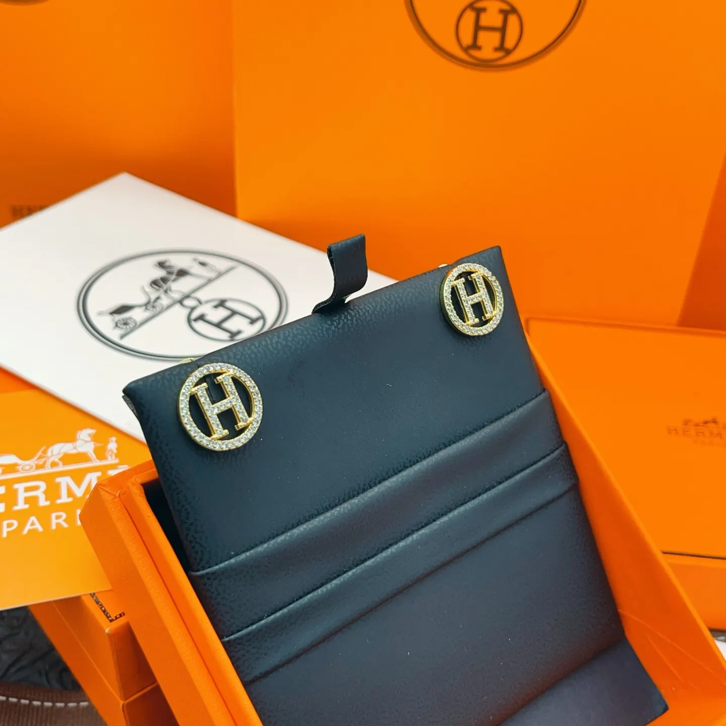 Hermès 金色 配饰 精致配饰 耳饰