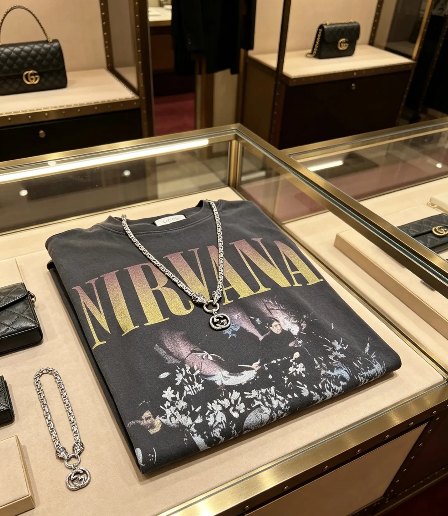 Gucci 链条包 单肩斜挎款