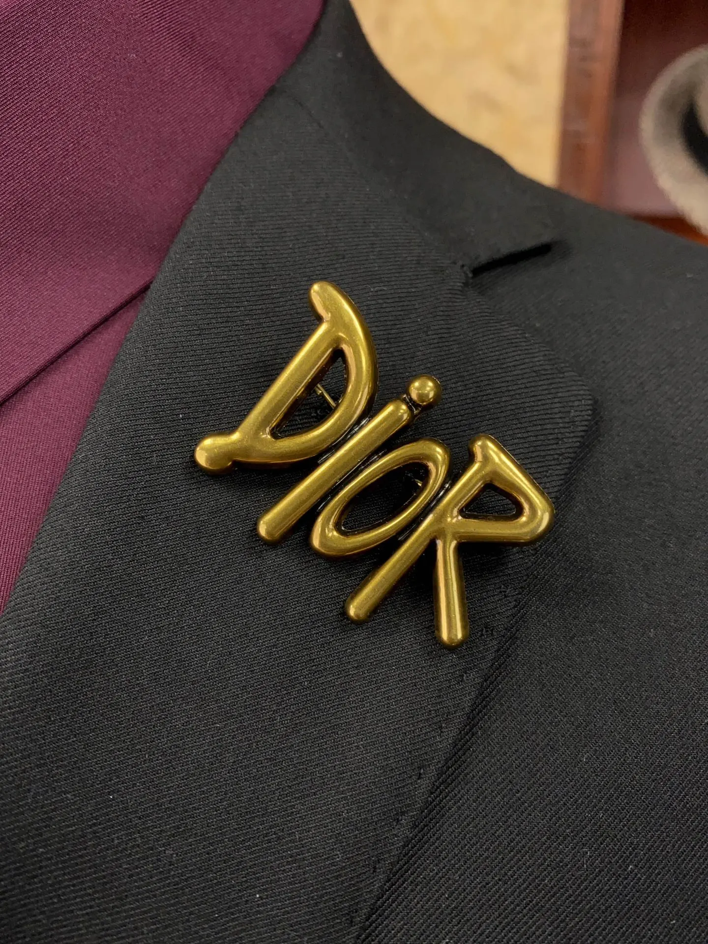 Dior 深灰西装外套 复古精致穿搭款