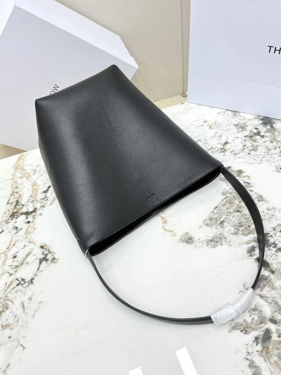 Black Tote Bag Leather