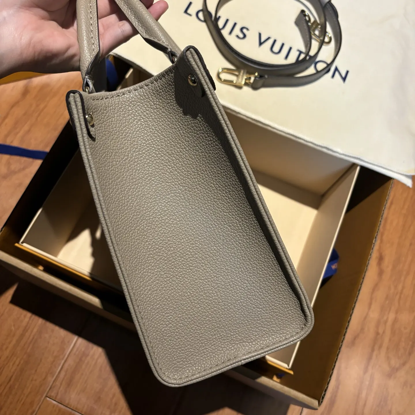 Gray Chain Bag
