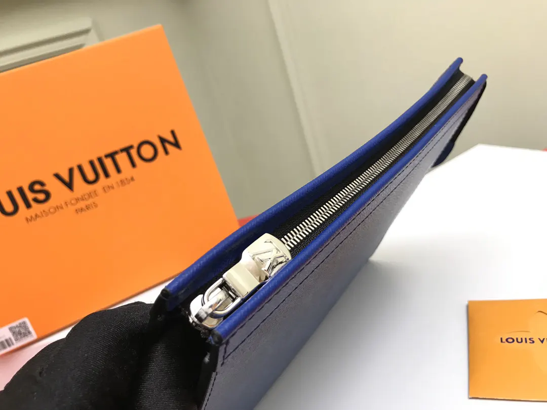 藍色 帆布 藍色 此款小巧而时髦的Pochette 旅行袋 大容量旅行款