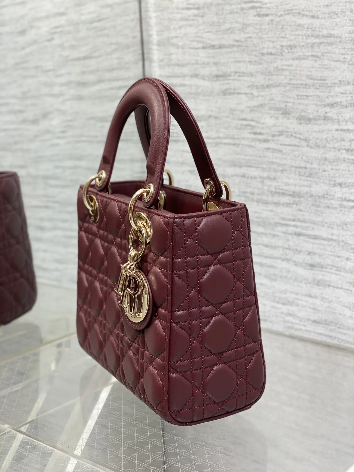 Dior Lady Dior 黑色手提包