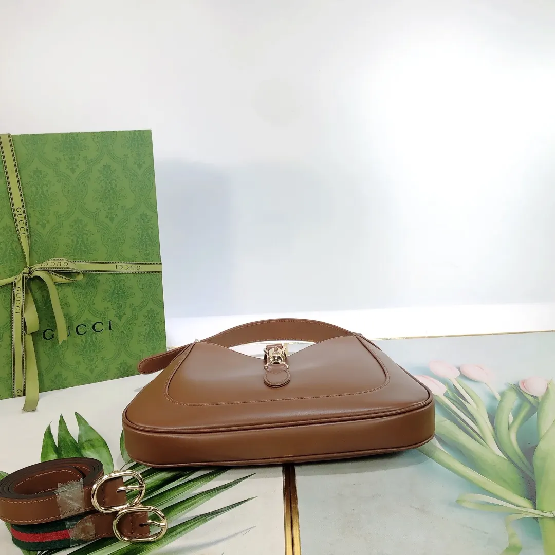 Brown Hobo Shoulder Bag Vintage