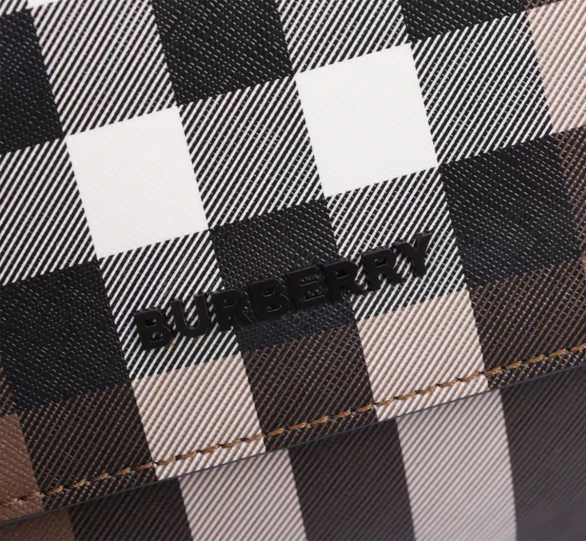 Burberry 灰色 皮革 收納包 旅行收納款