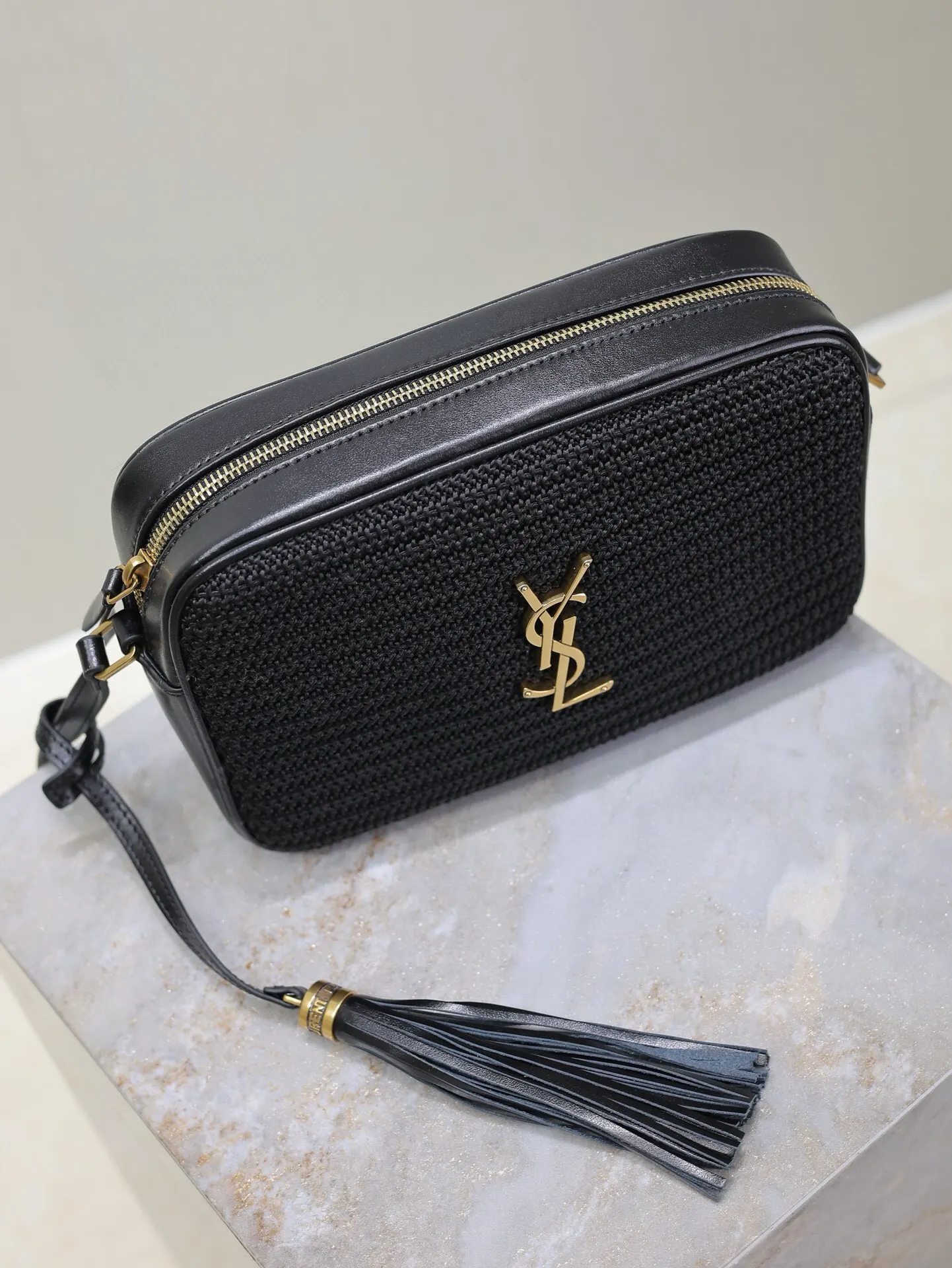 Black Crossbody Bag Lightweight Leather