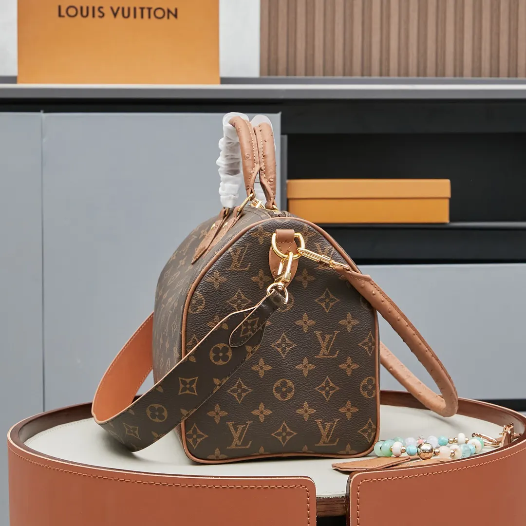 Black Monogram Chain Bag Canvas