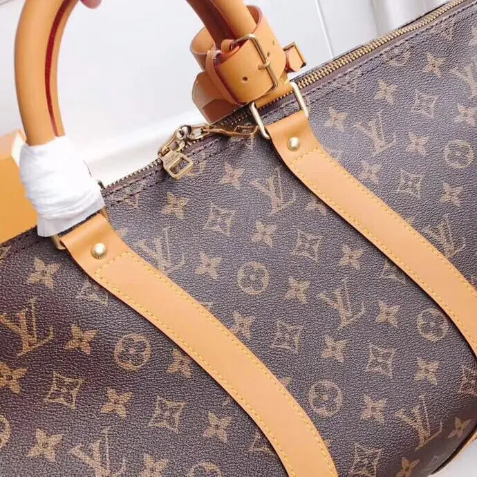 LV 老花Keepall旅行袋 棕色手提款｜ORBUYBAG 岚奢包高端时尚精品