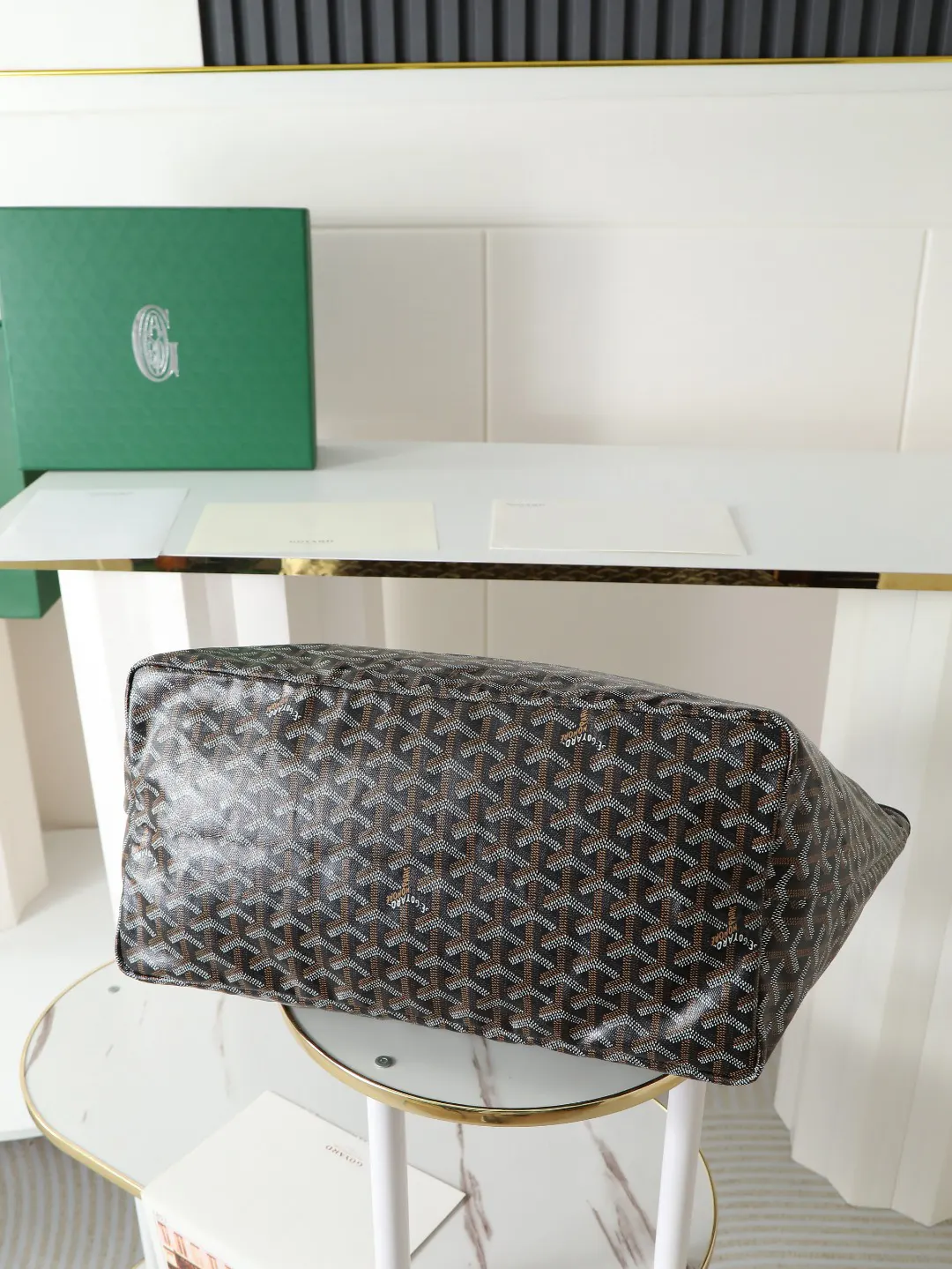 Goyard 帆布 腋下包 复古腋下背款