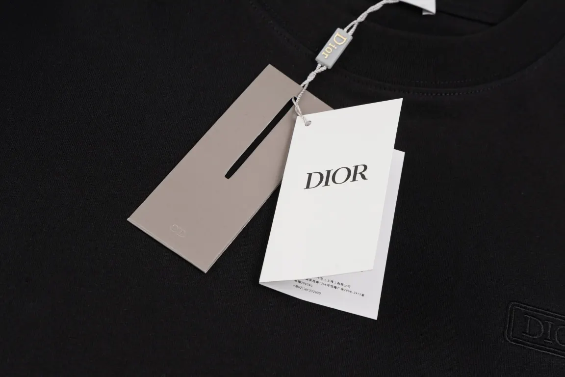 Dior Logo 刺绣 短袖T恤