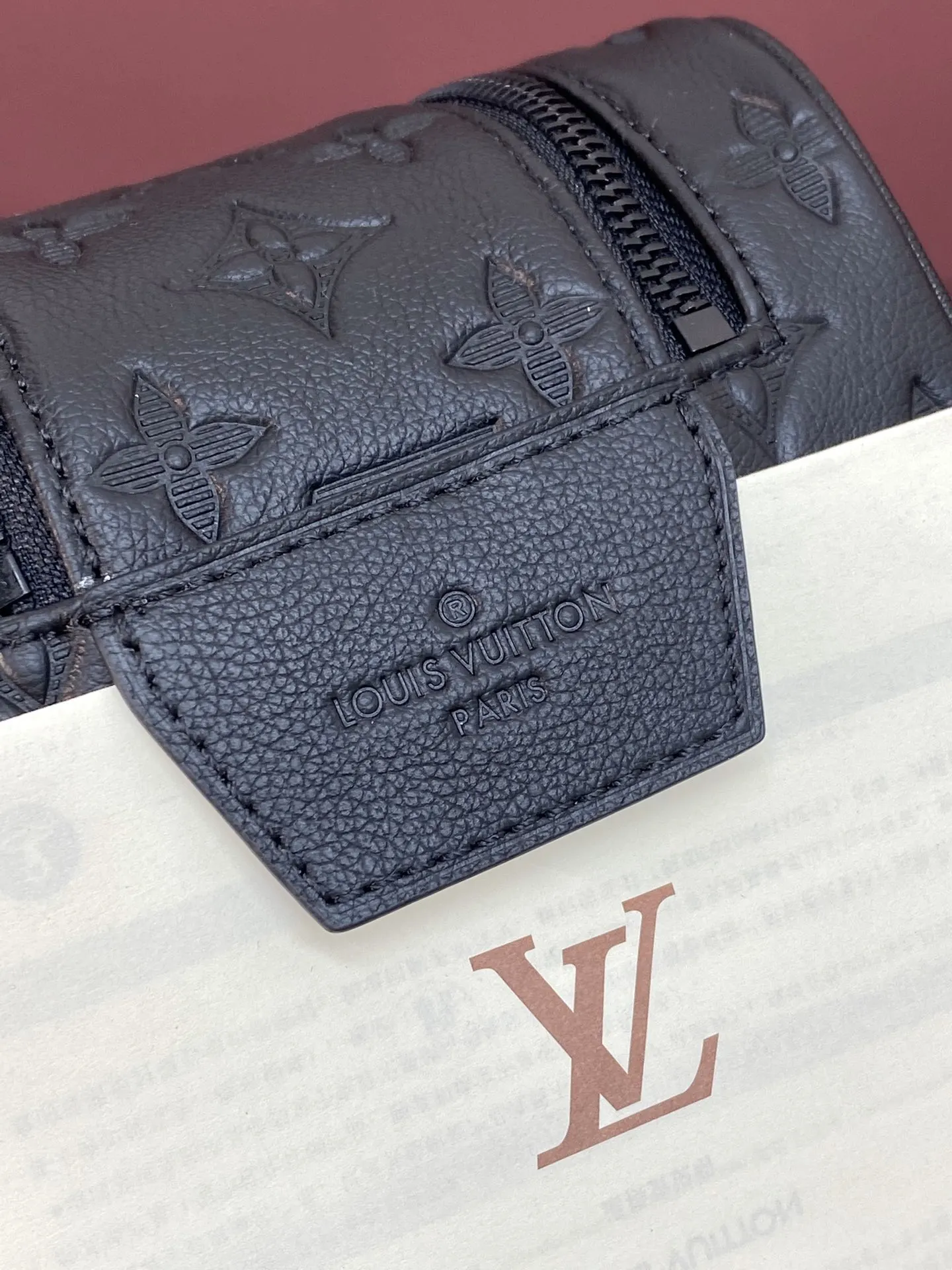 Cosmetic Pouch Leather