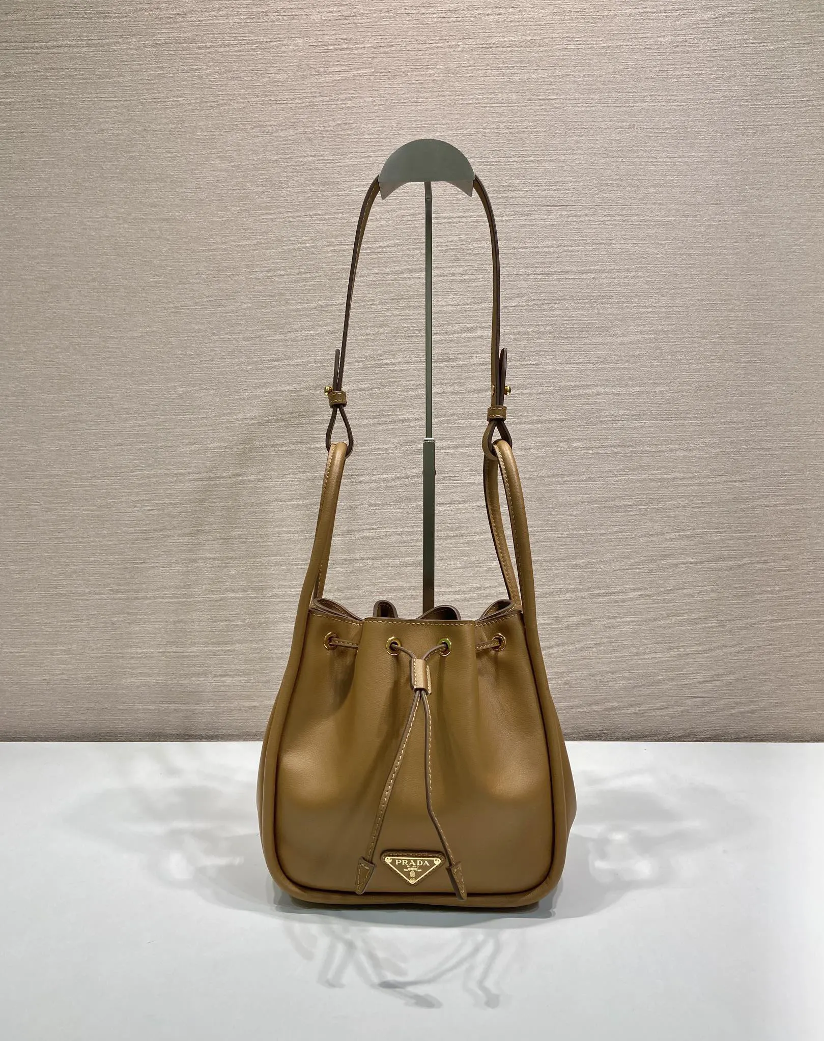 Bucket Bag Casual Leather