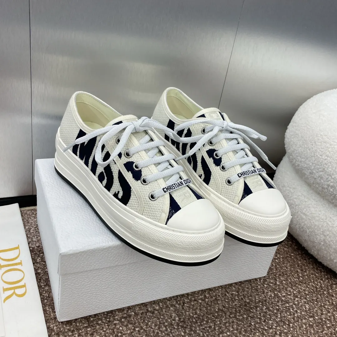 Dior 厚底 拼色 运动鞋