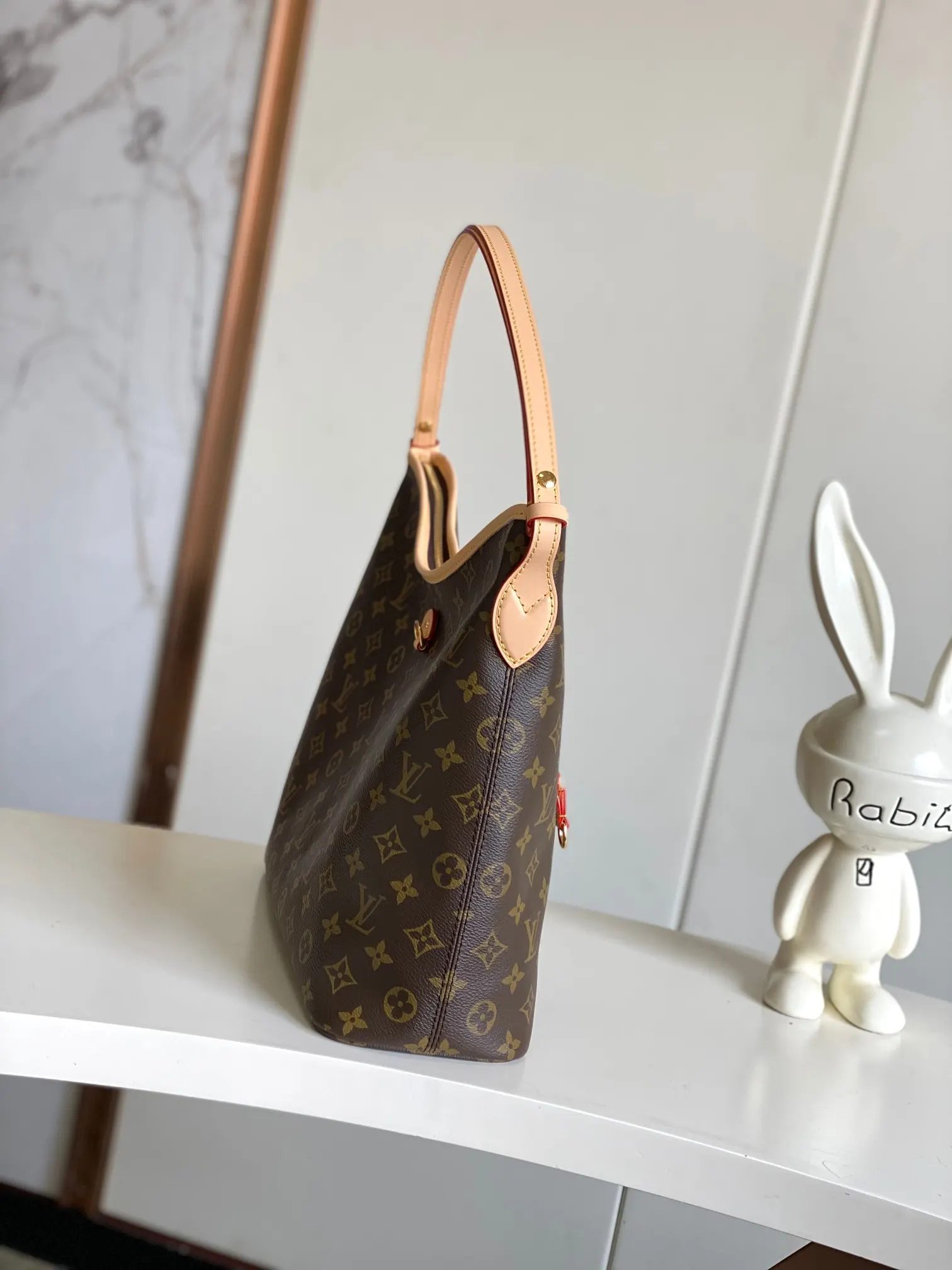 Louis Vuitton Hobo Shoulder Bag Vintage Canvas