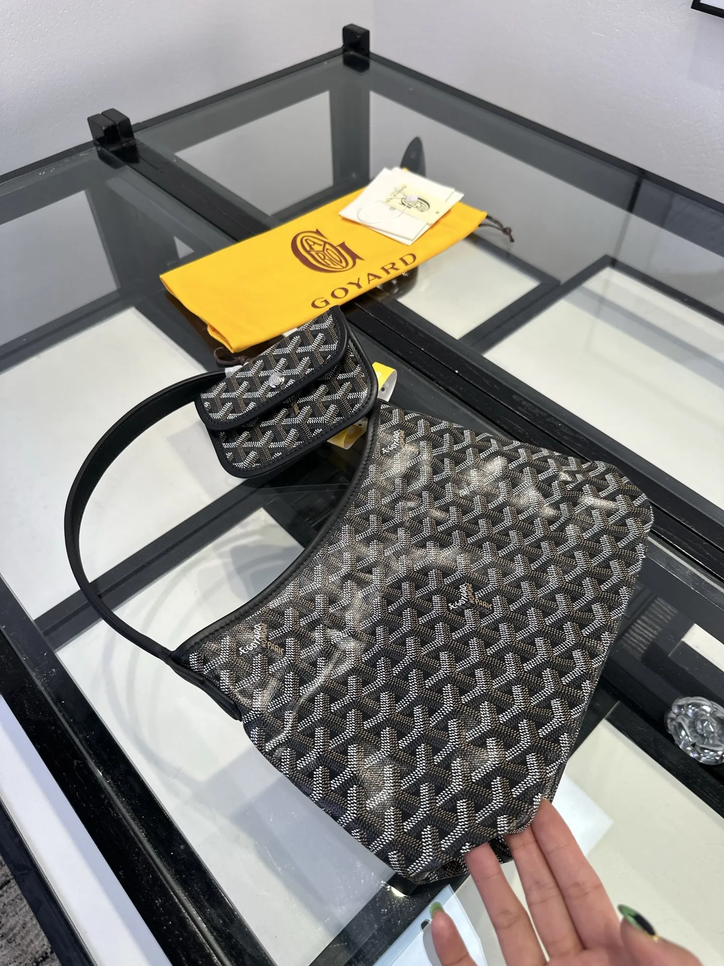 Goyard Black Tote Bag